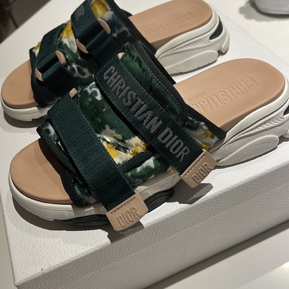 Christian Dior D-Wander color Camouflage Tie Cypress Green size: 38 - Picture 10 of 10